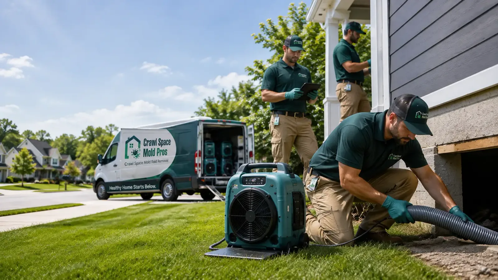 Crawl Space Mold Removal in Corning, AR